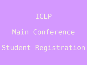 ICLP 2025 Student Registration