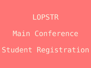 LOPSTR Student Registration